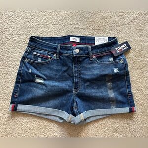 Tommy Jeans Mid Rise Shorts Size 29 NWT